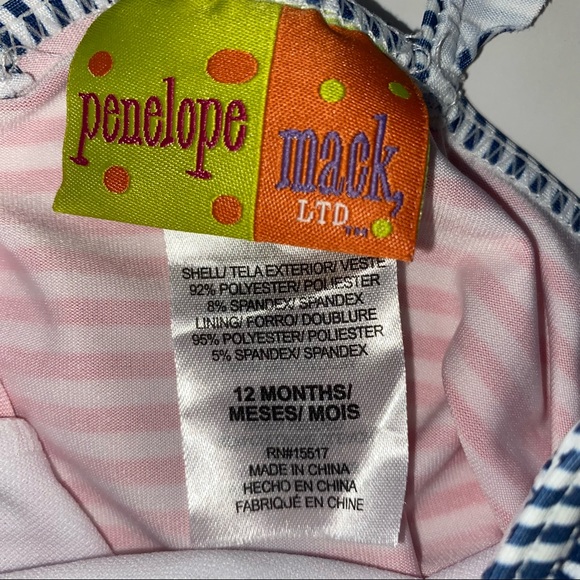 Baby Girl’s Patriotic Ruffle Swimsuit - Picture 4 of 4